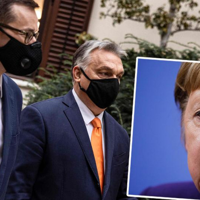 Viktor Orban, Mateusz Morawiecki, Angela Merkel