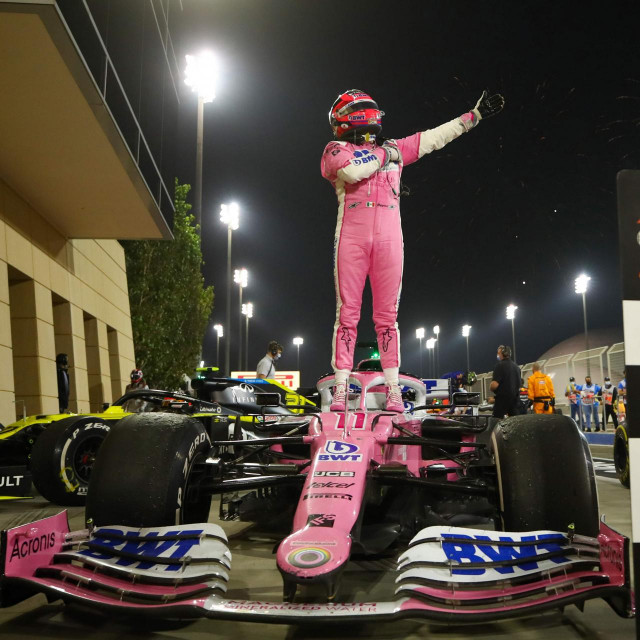Sergio Perez slavi pobjedu