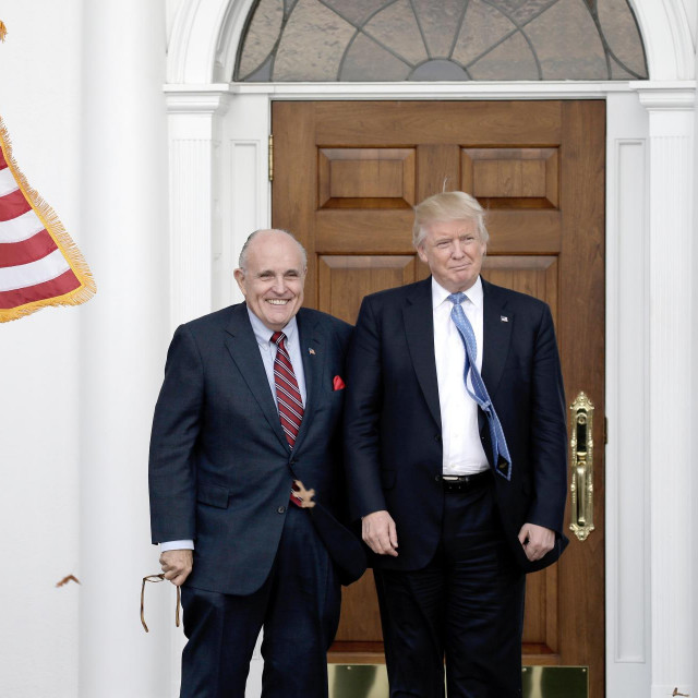 Rudy Giuliani i Donald Trump