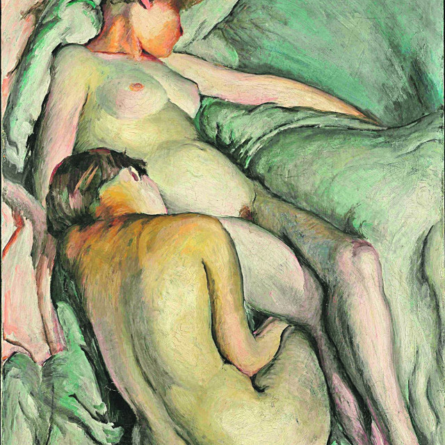 Prikaz lezbijskoga odnosa u slici ”Prijateljice” iz 1924. godine