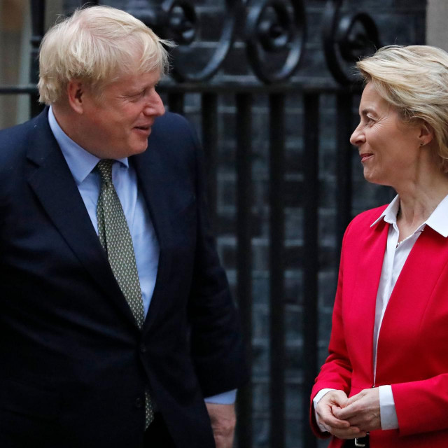 Boris Johnson i Ursula von der Leyen