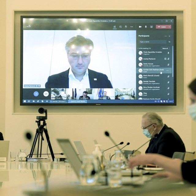 Sjednica Vlade RH u Banskim dvorima