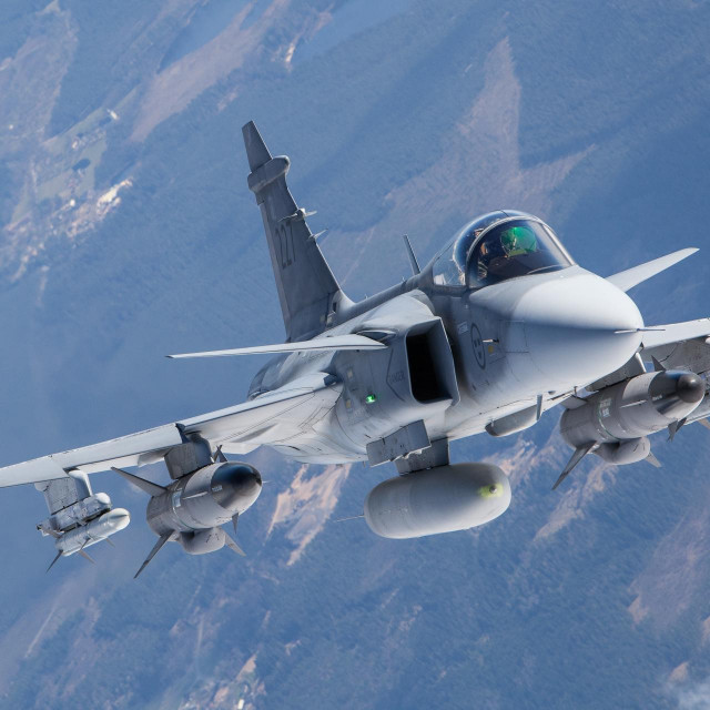 Gripen C u letu