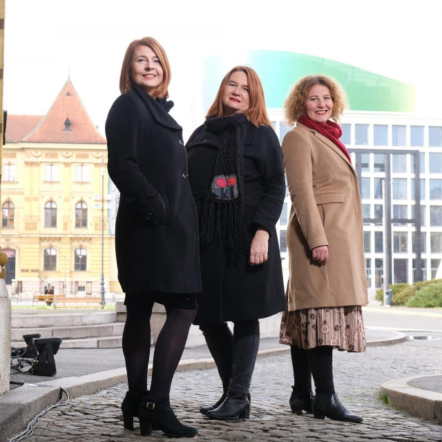 Marijana Kletecki Radovic, Olja Druzic Ljubotina i Antonija Petric Usic.