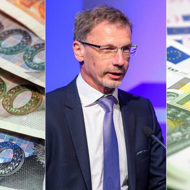Guverner Hrvatske narodne banke Boris Vujčić (sredina)