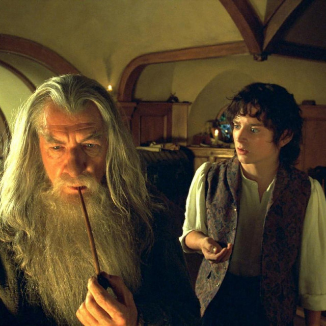 Ian McKellen i Elijah Wood u Gospodaru prstenova