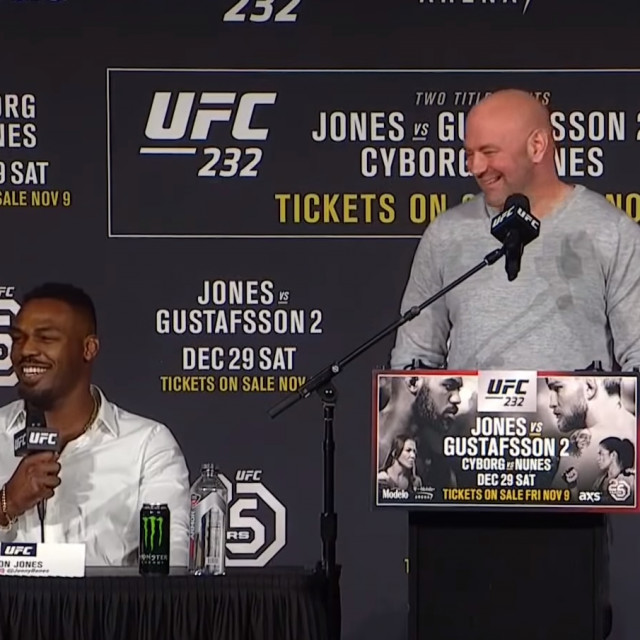 Jon Jones i Dana White