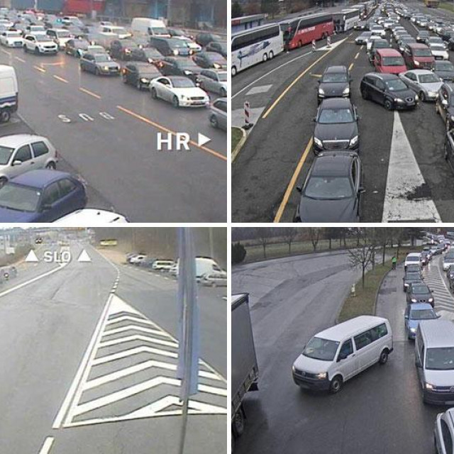 Gužve na graničnim prijelazima sa Slovenijom
