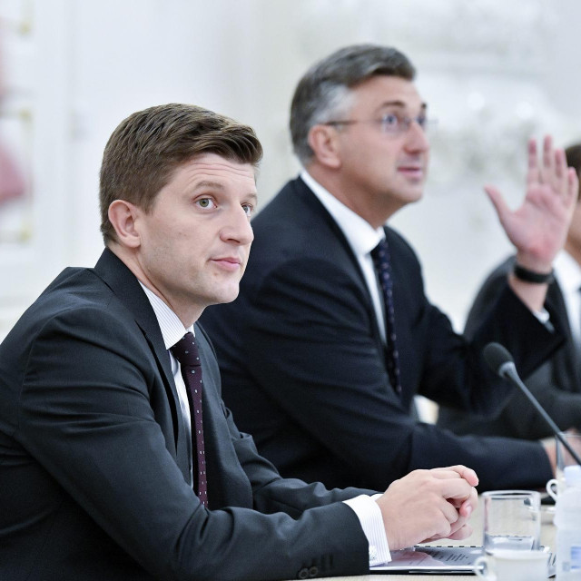 Zdravko Marić i Andrej Plenković