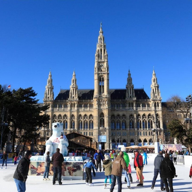 Klizalište u Beču, ilustracija