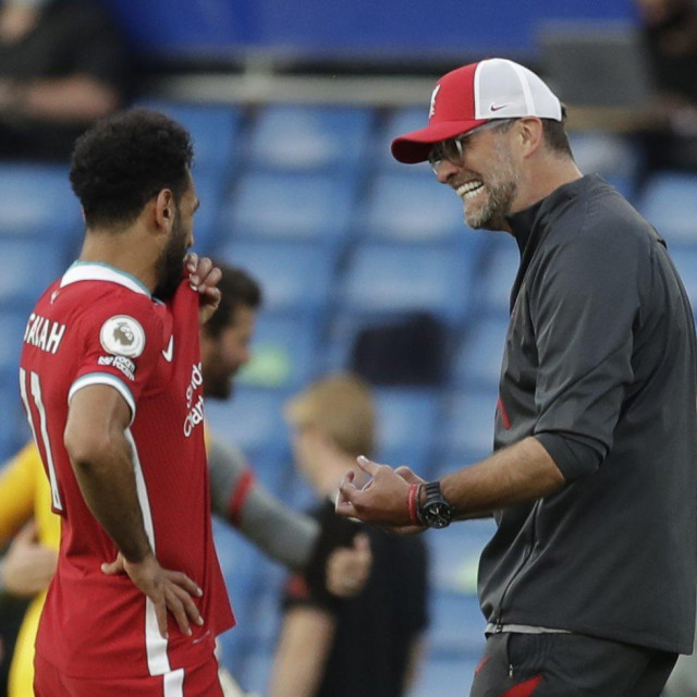 Juergen Klopp i Mohamed Salah