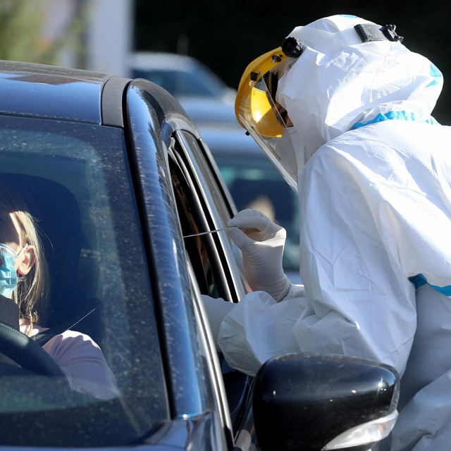 Testiranje na koronavirus u na Nastavnom zavodu za javno zdravstvo Andrija Štampar
 