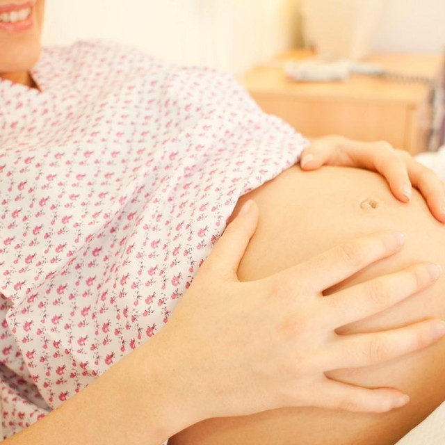 Ilustracija, trudnica