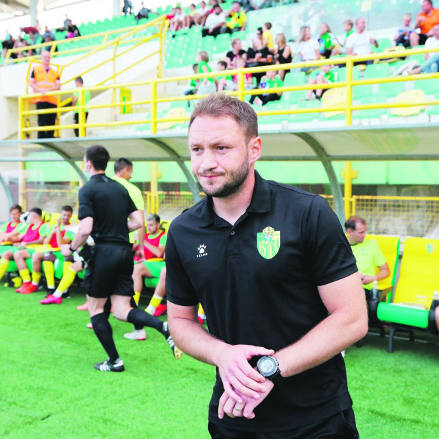 Ivan Prelec iz vremena dok je trenirao Istru