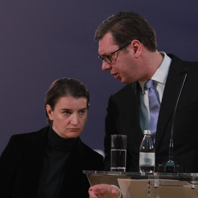Ana Brnabić i Aleksandar Vučić