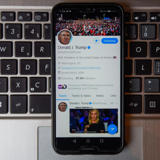Trumpov Twitter račun