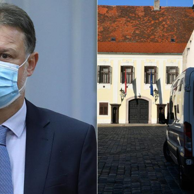 Gordan Jandroković; policija na Markovom trgu