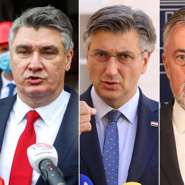Zoran Milanović, Andrej Plenković, Miroslav Škoro, Tomislav Tomašević