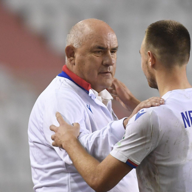 Boro Primorac s brojem 35 na klupi Hajduka