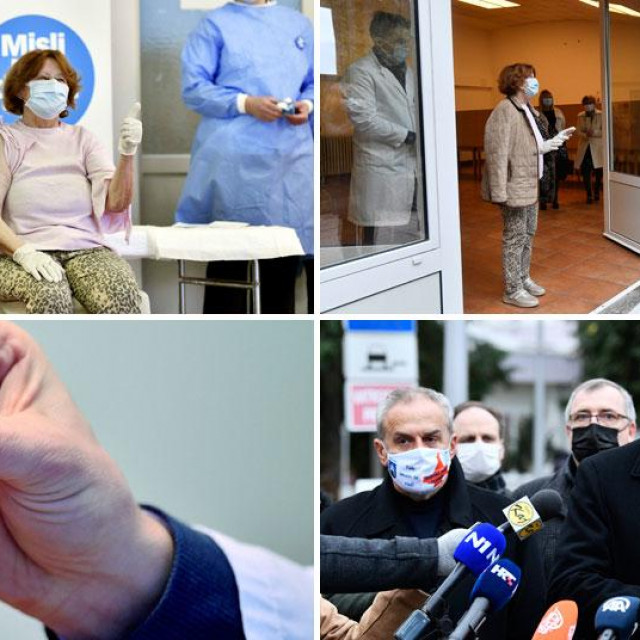 Cijepljenje u Domu za starije Trešnjevka