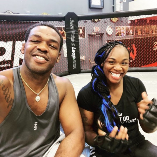 Jon Jones i Claresssa Shields