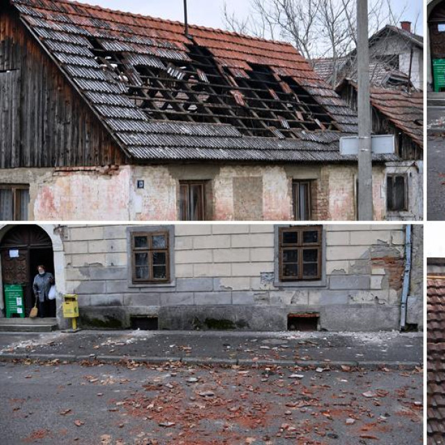 Jak potres izazvao je veliku štetu u okolici Petrinje
