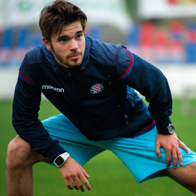 Mario Vušković na jednom od treninga