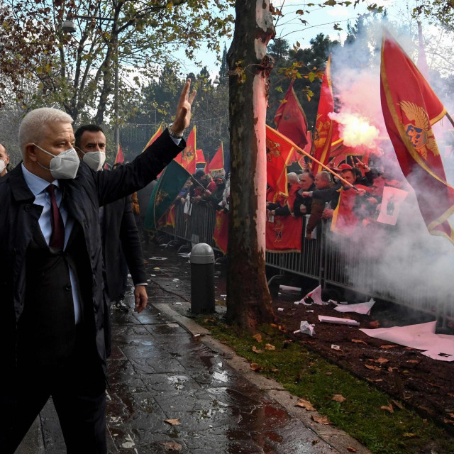 Bivši crnogorski premijer Duško Marković dao je podršku prosvjednicima protiv Krivokapićeve vlasti
