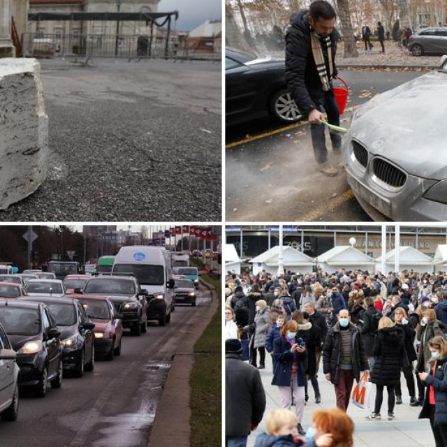 Prizori iz Zagreba nakon potresa