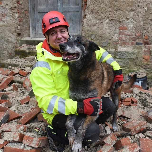 Krešo Stipetić i pas Draco