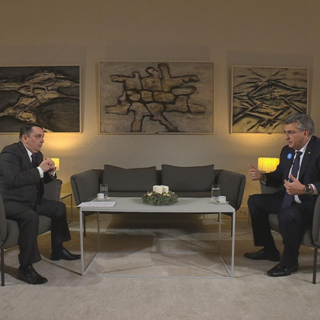 Romano Bolković i Andrej Plenković