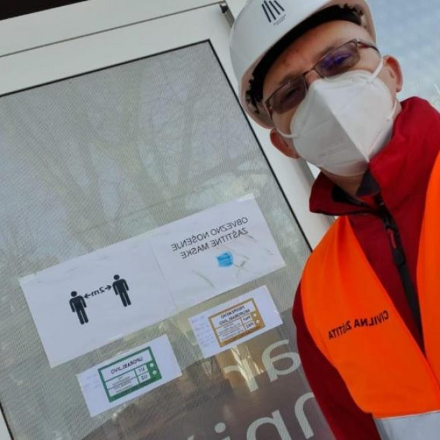 Boris Trogrlić na terenu u Sisku