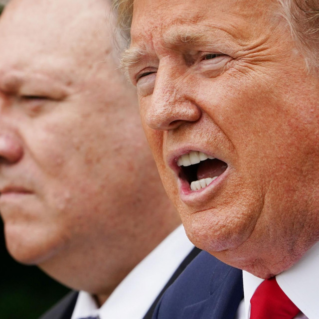 Mike Pompeo i Donald Trump
