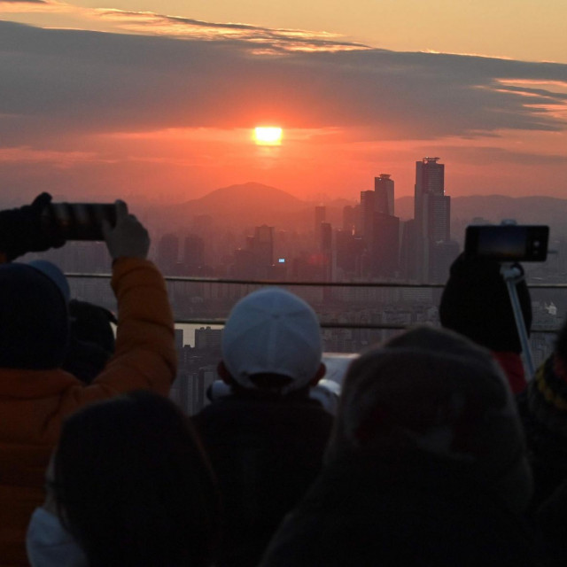 Zalazak sunca u Seoulu