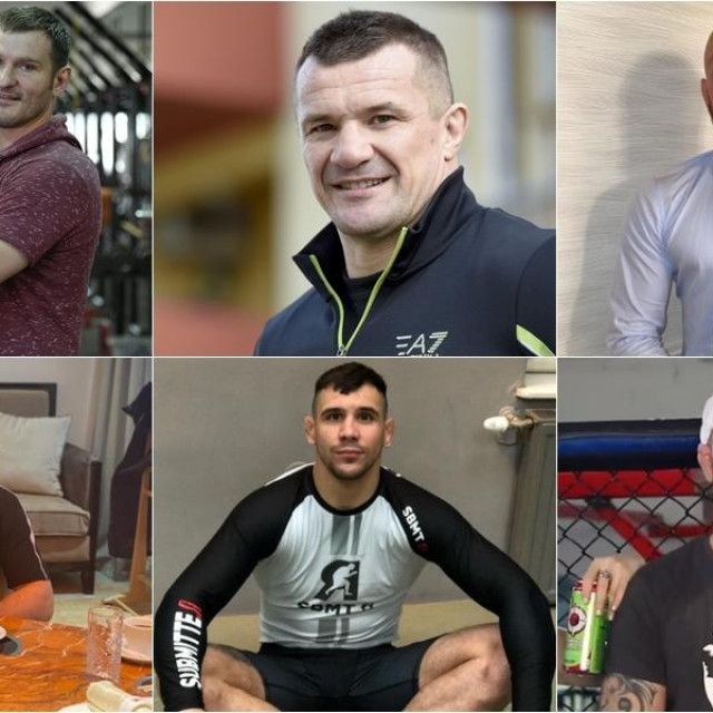 Stipe Miočić, Mirko Filipović, Conor McGregor, Khabib Nurmagomedov, Aleksandar Rakić, Colby Covington