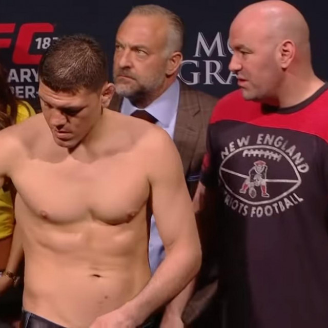 Nick Diaz i Dana White