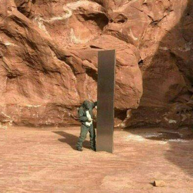 Tajanstveni monolit u Utahu, arhivska fotografija