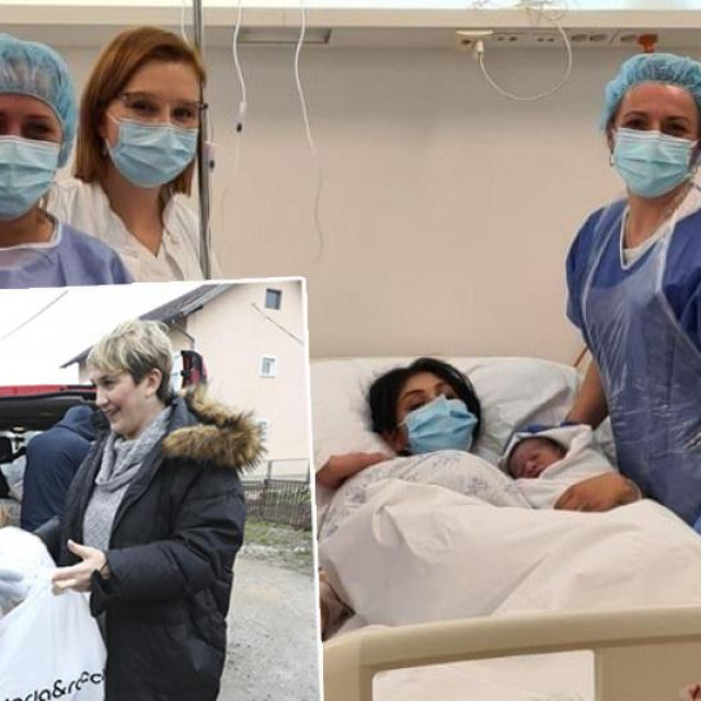 Prva beba rođena u 2021. u Sisku