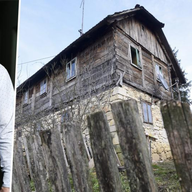 Kuća u okolici Dvora, Nikola Arbutina (u krugu)