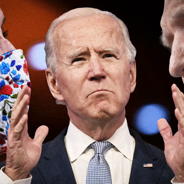 Pelosi, Biden i Trump