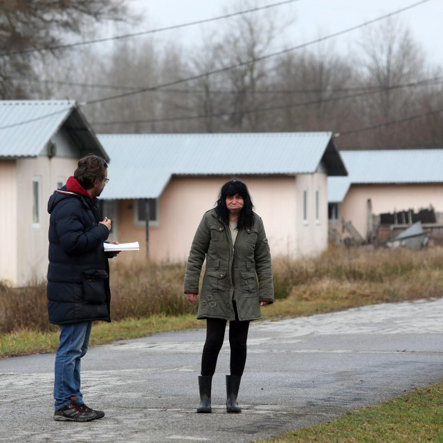Ankica Džakić iz Vukovara, jedini je stanar napuštenog izbjegličkog kampa
