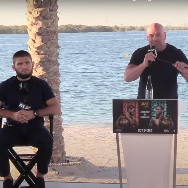 Khabib Nurmagomedov i Dana White