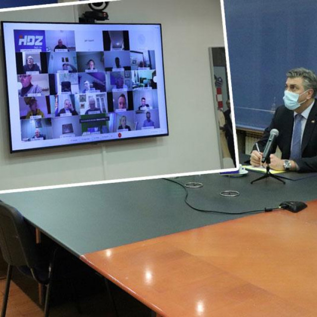 Videosastanak vrha HDZ-a