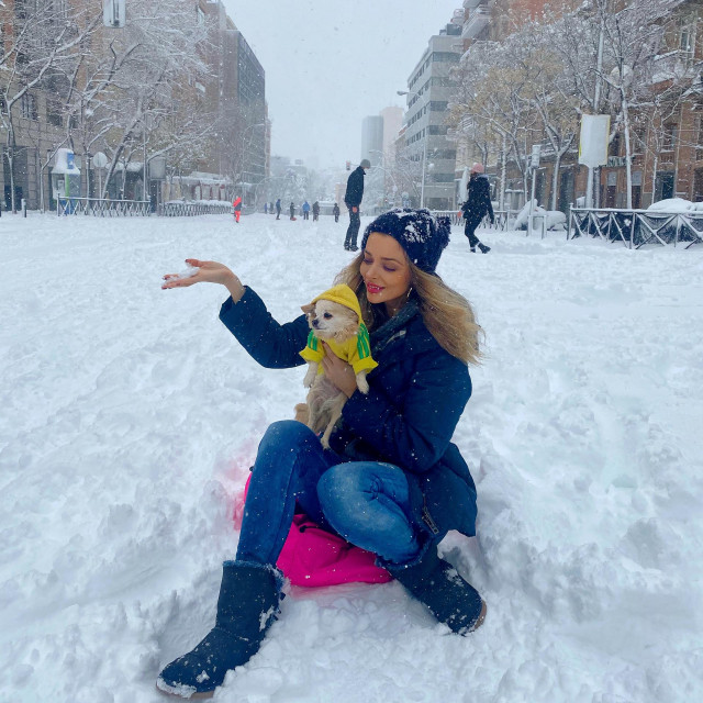 Fani Stipković u snijegom okovanom Madridu