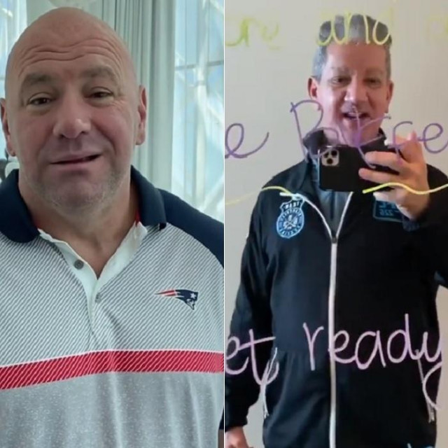 Dana White i Bruce Buffer