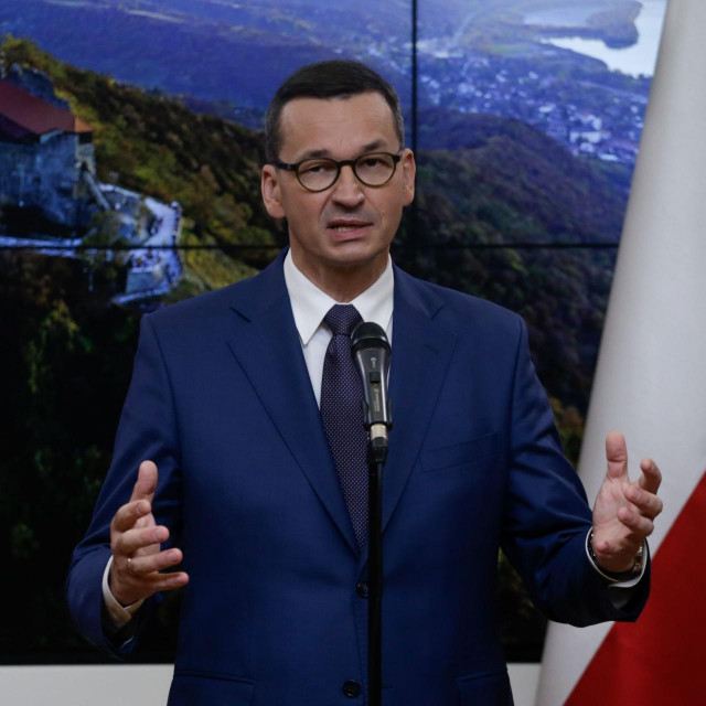 Poljski premijer Mateusz Morawiecki