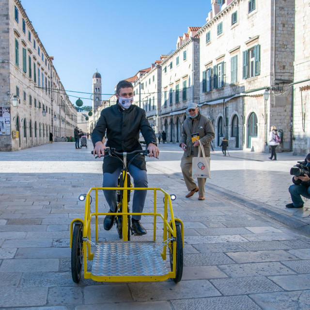 Predstavljanje je EU projekta City Changer Cargo Bike, u kojem je Grad Dubrovnik jedan od partnera
 