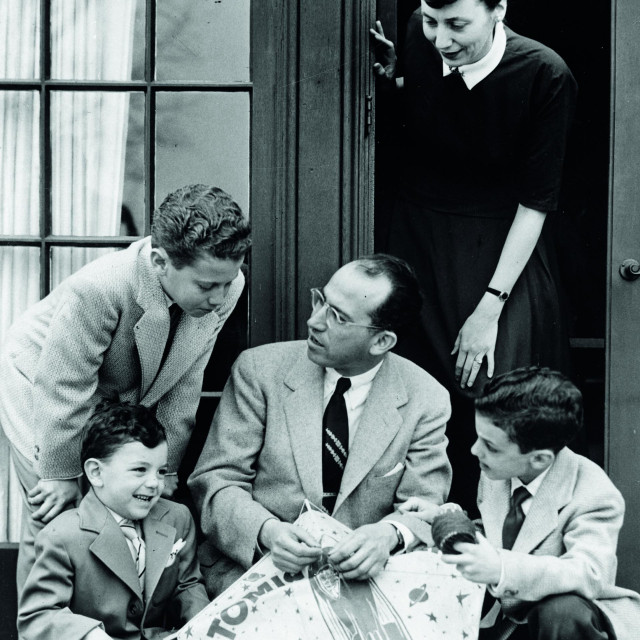 Jonas Salk s obitelji