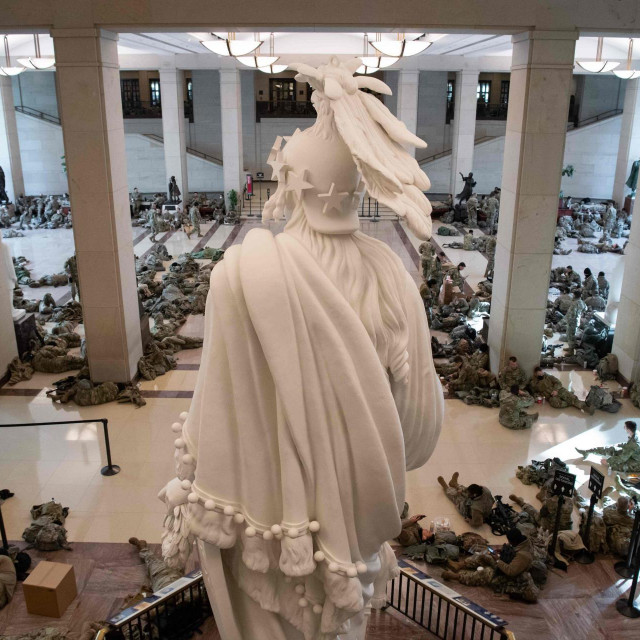 Nacionalna garda u zgradi Kongresa