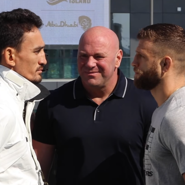 Max Holloway, Dana White i Calvin Kattar